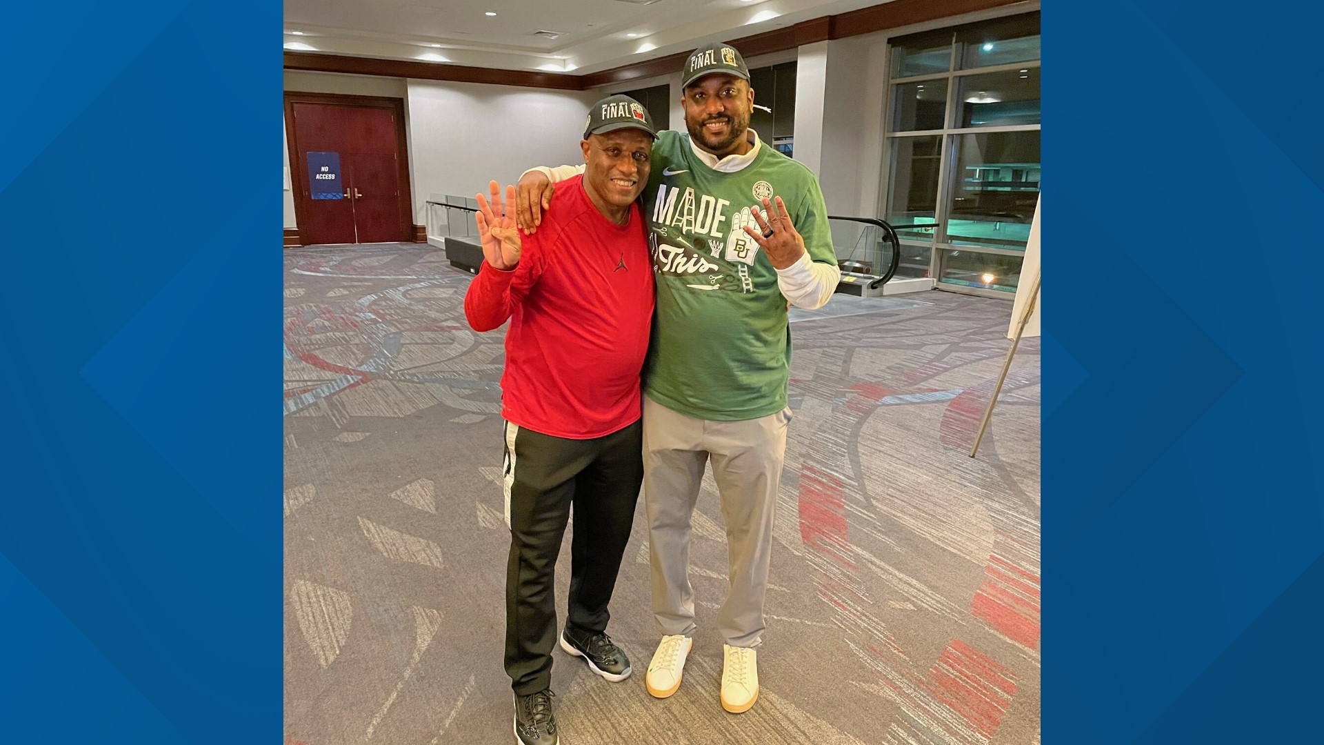 Alvin Brooks III and his father will coach against each other in the Final Four on Saturday when Baylor plays Houston