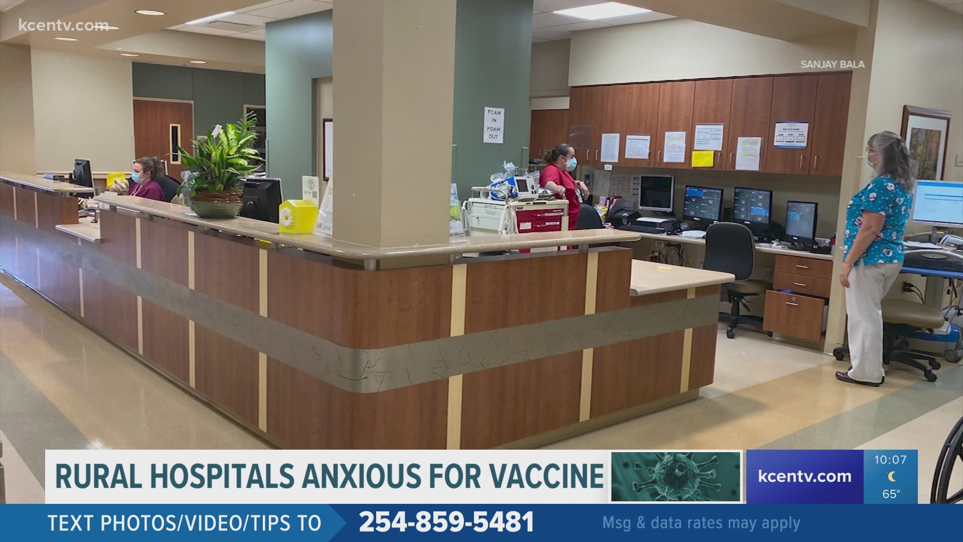 Small-town hospitals say they won't be among the first to get it for their frontline workers when the vaccine is available.