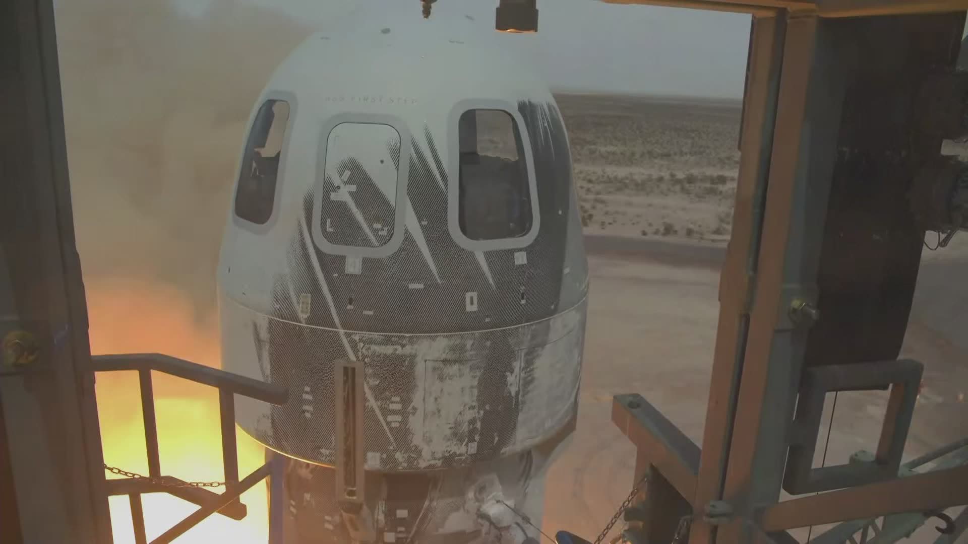 The mission does not have passengers on board, although the capsule on top of the rocket is designed to carry as many as six people for future flights.