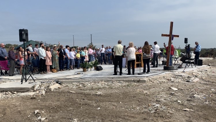 'The foundation is still here, but the true foundation is the people'| Salado Church held Easter Sunday service after tornado