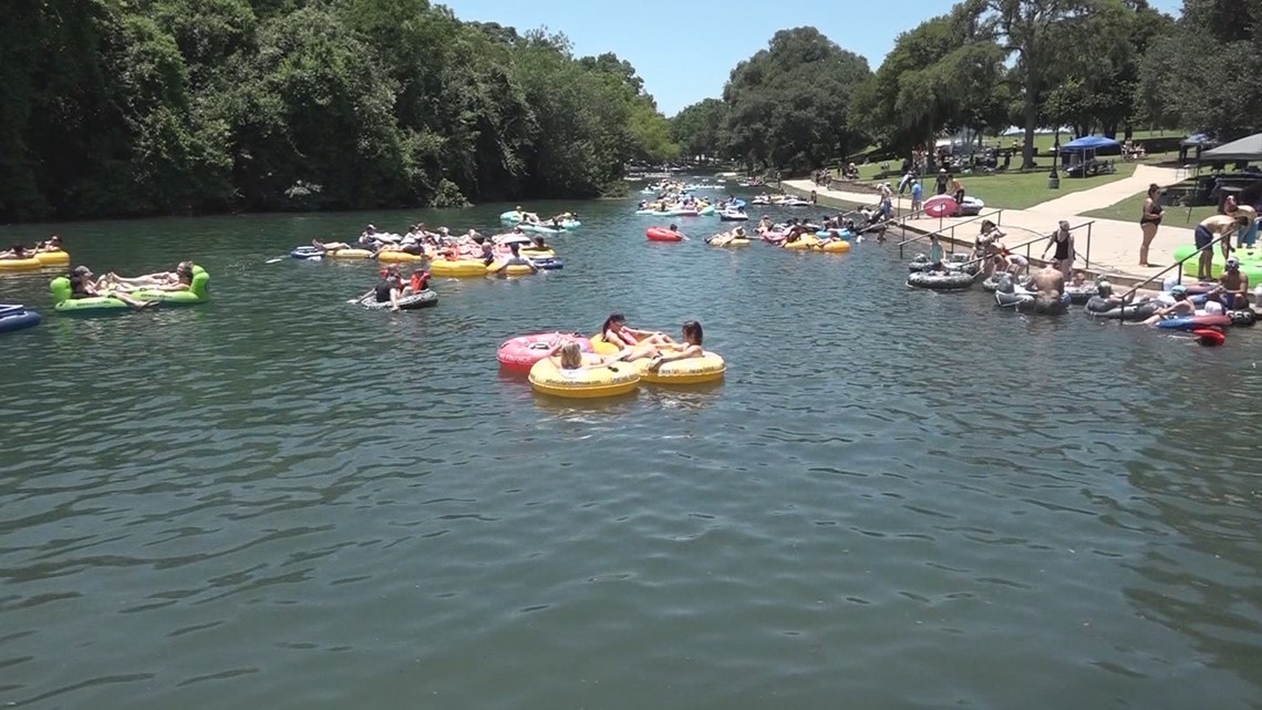 Tubing resumes after fluid leaks into Comal River