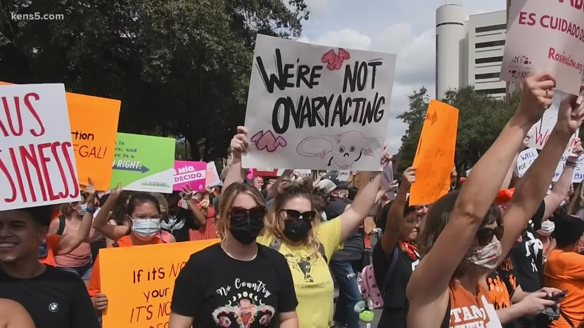 The nationwide demonstrations come as the U.S. Supreme Court prepares to hear high-profile cases which could shape the future of reproductive rights.