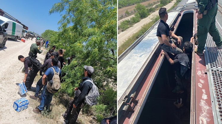 Dozens of migrants rescued from train in Kinney County