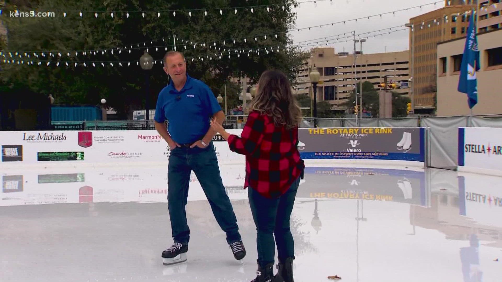 Barry Davis hits the ice at Travis Park on this week's Texas Outdoors.