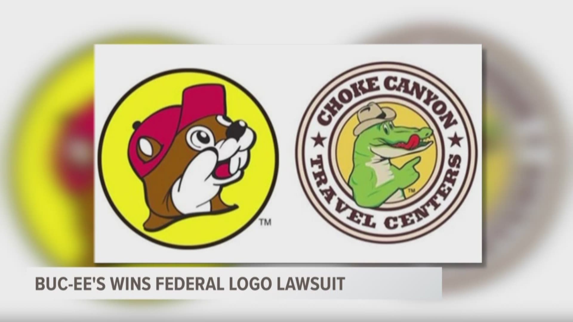 The judge ruled the alligator logo was too similar to the Buc-ee's logo.