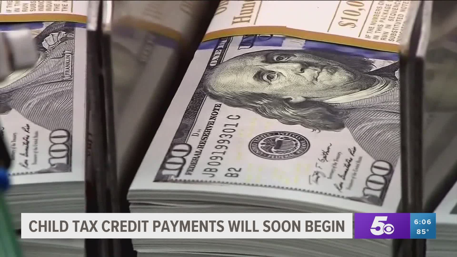 Those payments will start going out to qualifying families starting mid-July.