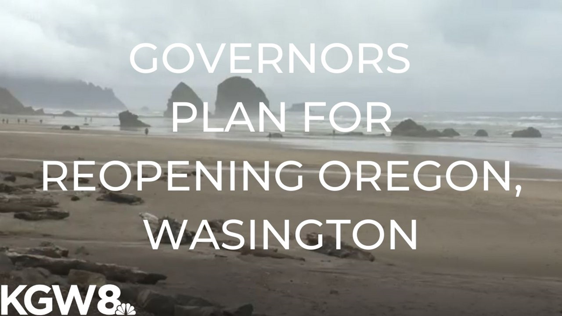 Brown said when a state restriction is loosened, it will be studied for two weeks to make sure there is no uptick in coronavirus cases.