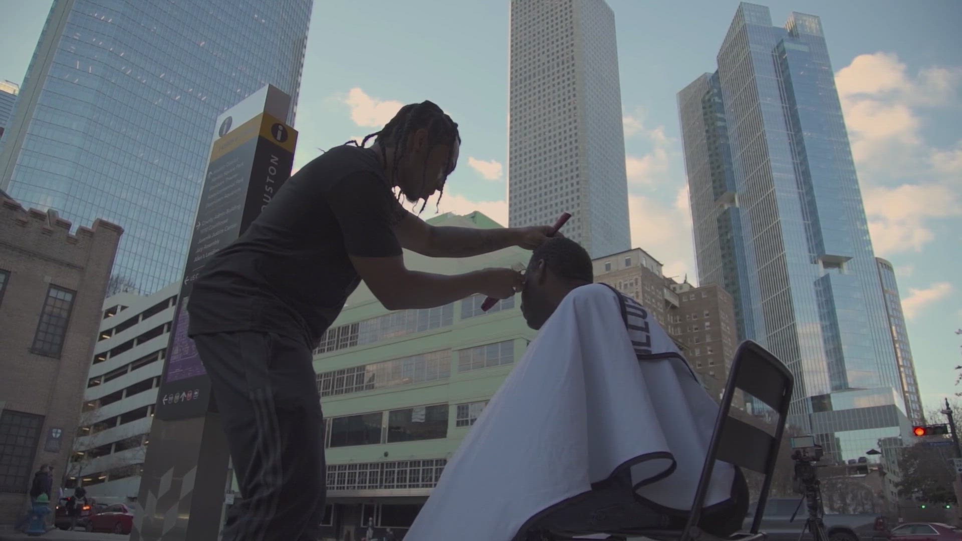 Every week, Christian Khammany goes downtown and cuts the hair of those in need -- those without a home -- for hours until his clippers die.