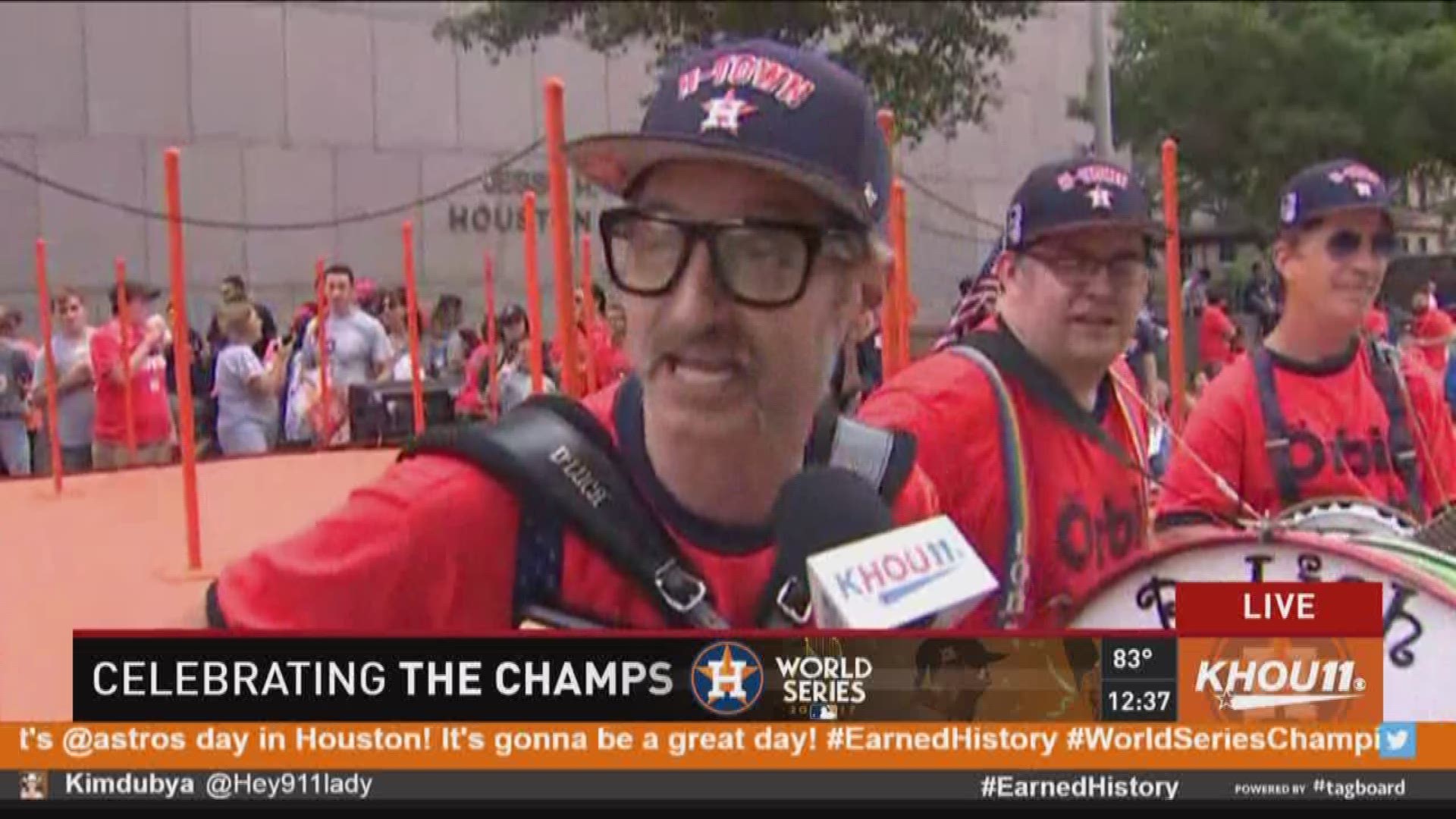 Polish Pete and the Polka? Hardly Know Her Band play the "Altuve Polka" at the Houston Astros World Series Championship Parade.