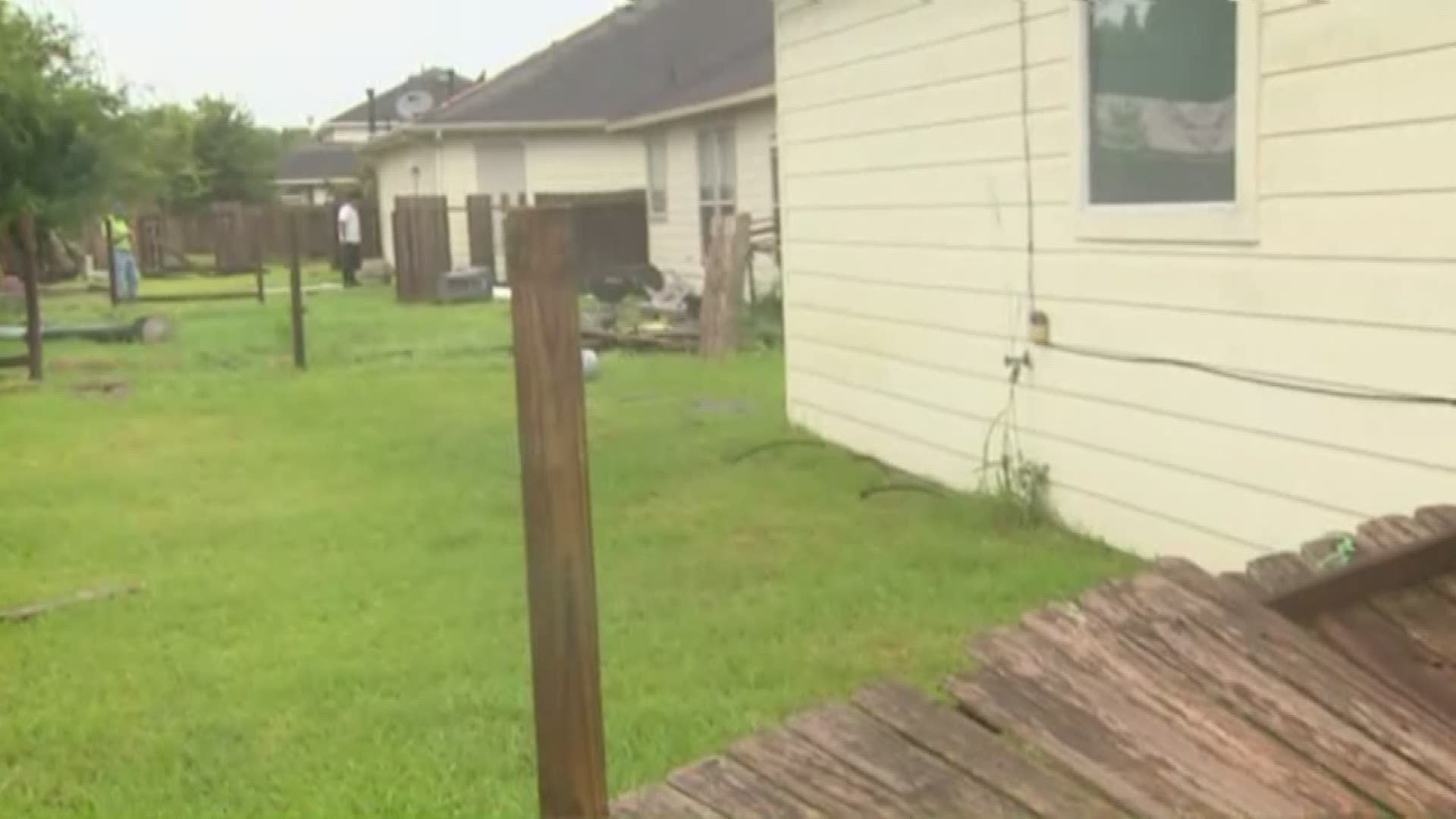 Residents in the area of Grand Parkway and the Westpark Tollway are surveying storm damage Saturday morning after a possible tornado overnight.