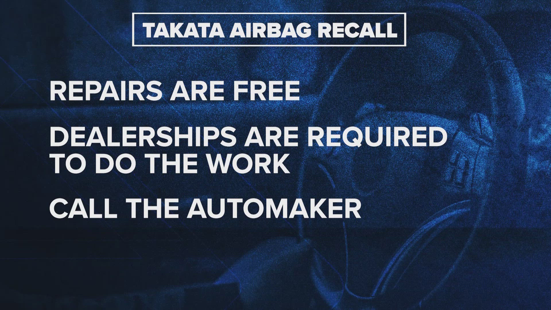 For consumers, repairs are free and dealerships are required to do the work, but Carfax says there are still 187,000 vehicles that are not fixed in the Houston area.