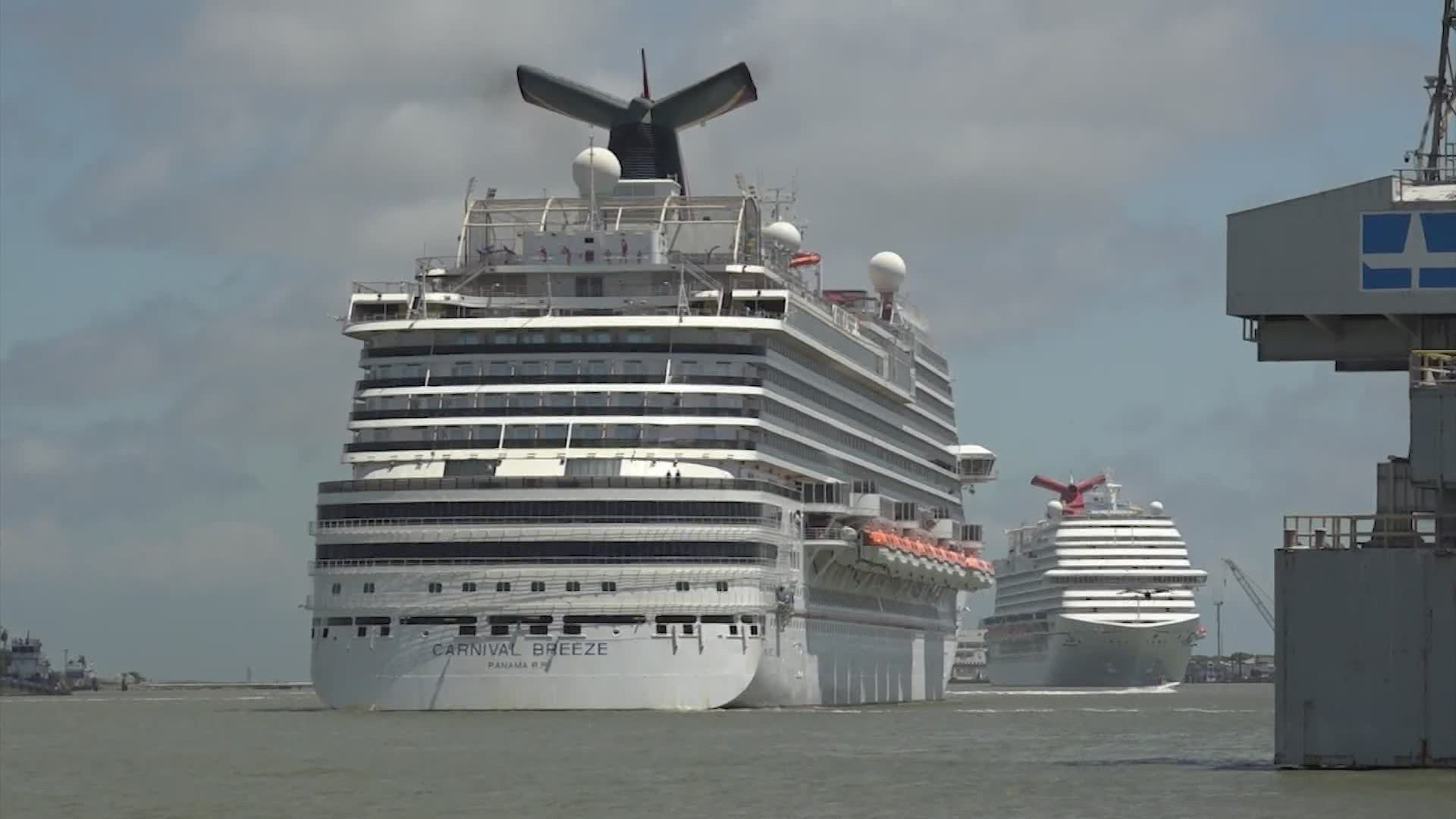 Carnival called the Breeze and the Vista back to Galveston after the CDC said cruises can resume as long as the majority of those who are on board are vaccinated.