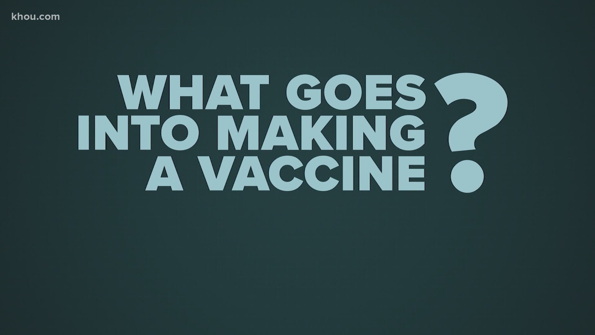 Labs are working at warp speed to create a vaccine. It usually takes years, but the president wants a vaccine by December. Here's why the process takes so long.
