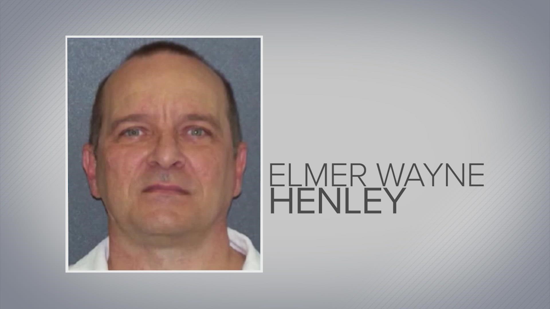 Elmer Wayne Henley will not be considered for early release by the Texas Board of Pardons and Paroles, according to the TDCJ.
