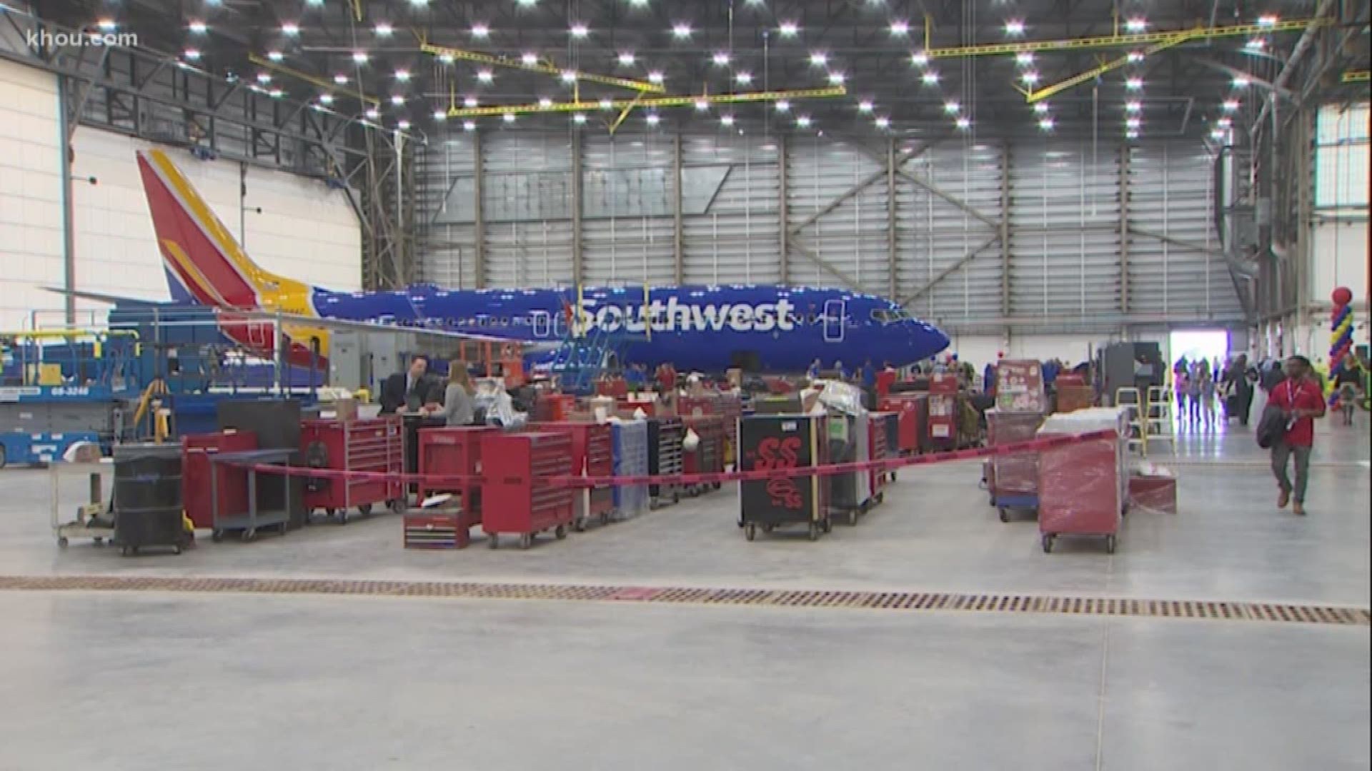 Southwest Airlines opened it largest maintenance hanger at Hobby Airport. The facility is supposed to make flying out of the airport more reliable, the CEO says.