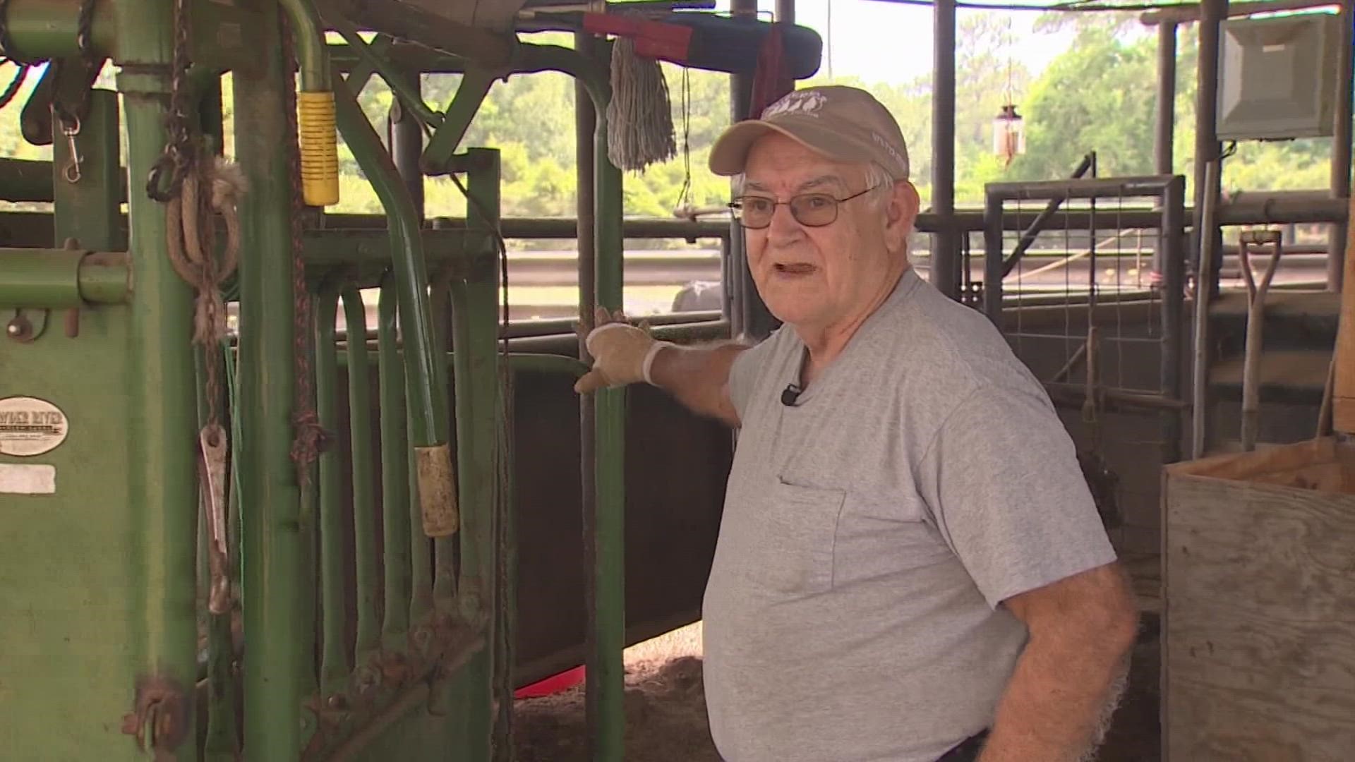 Sitting on some 60 acres in Tomball, Ranch Manager William "Bill" Roenfanz has been bailing hay and steering cattle at Cedar Brook Farms for nearly 40 years.