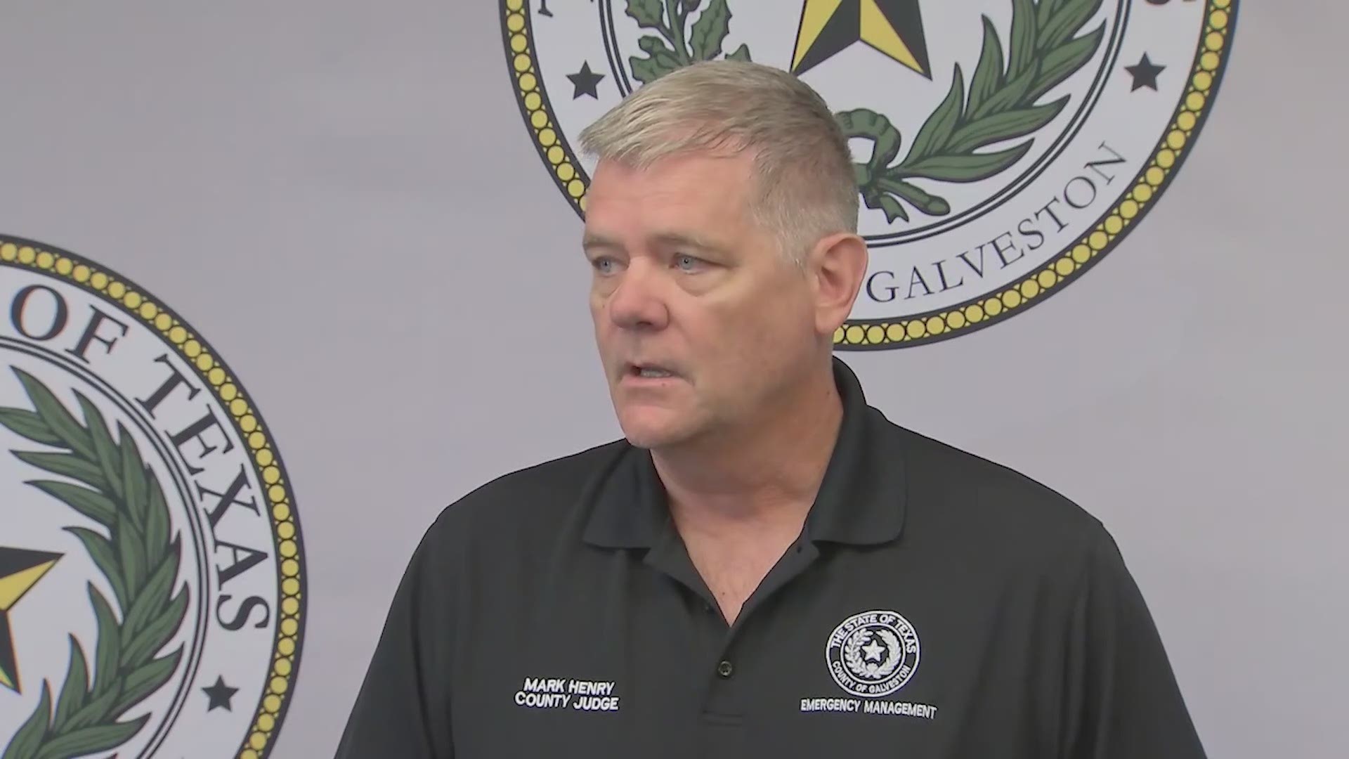 County Judge Mark Henry is providing the latest updates on Tropical Storm Beta and its expected impacts to Galveston County.
