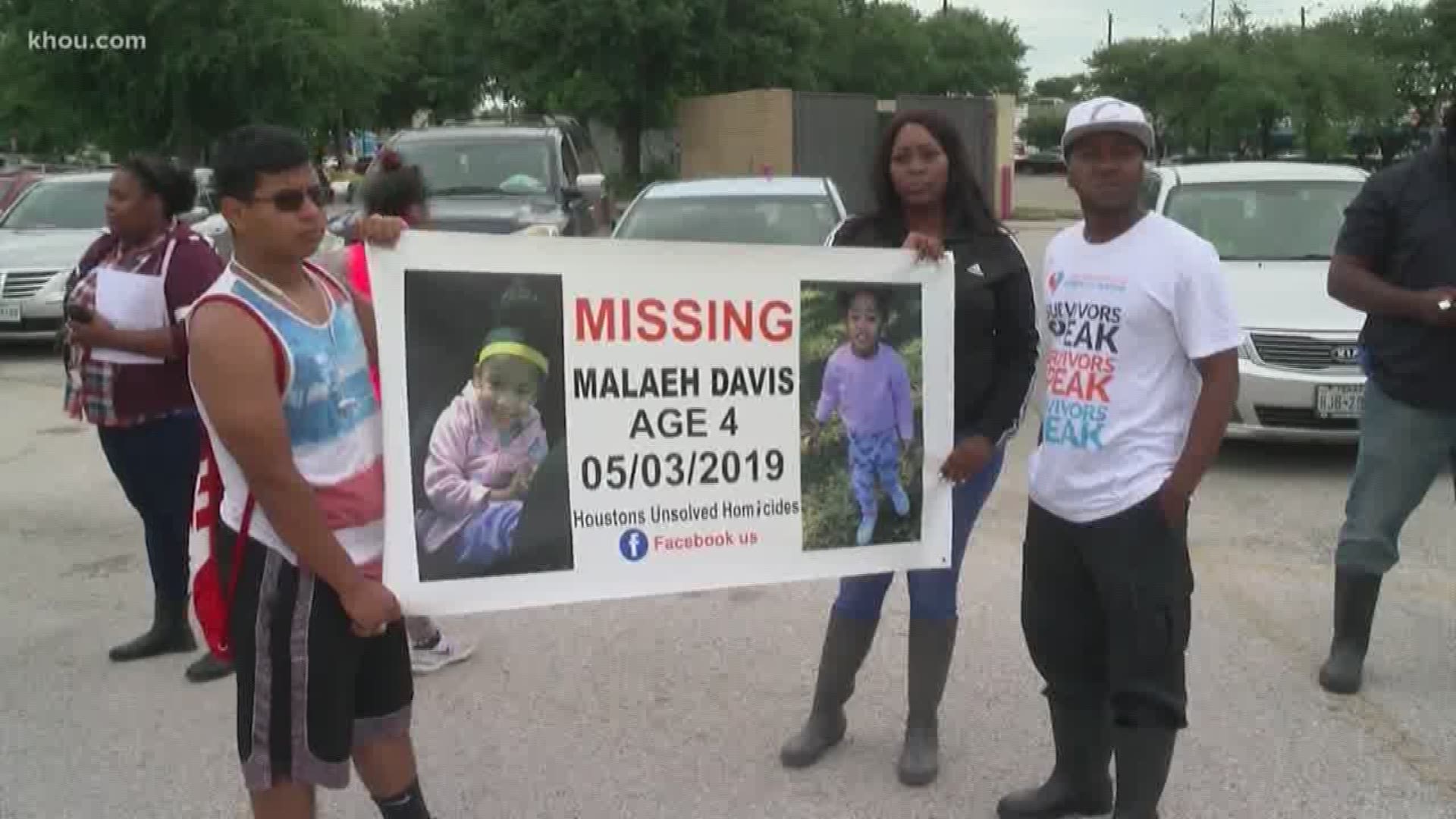 A sea of stuffed animals outside Maleah's apartment were put there by a group praying she's found soon.