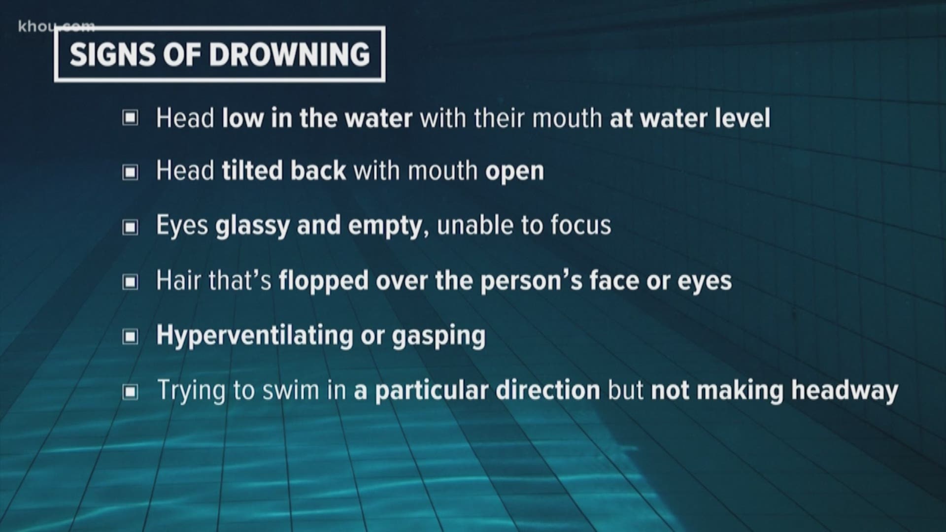 For the third time in a week, a young child is dead after swimming in the Houston area.