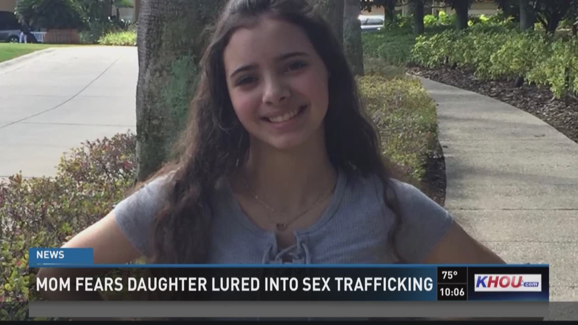 A local mother fears her missing 15 year old daughter was lured into sex trafficking.