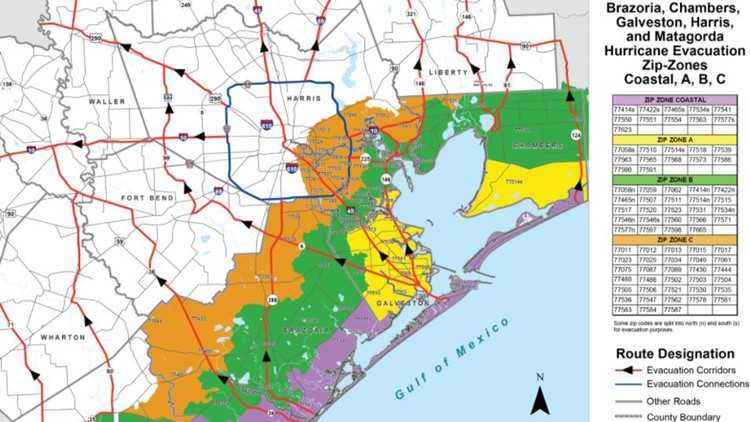 Hurricane evacuations: Know when and where to go by zones, ZIP codes