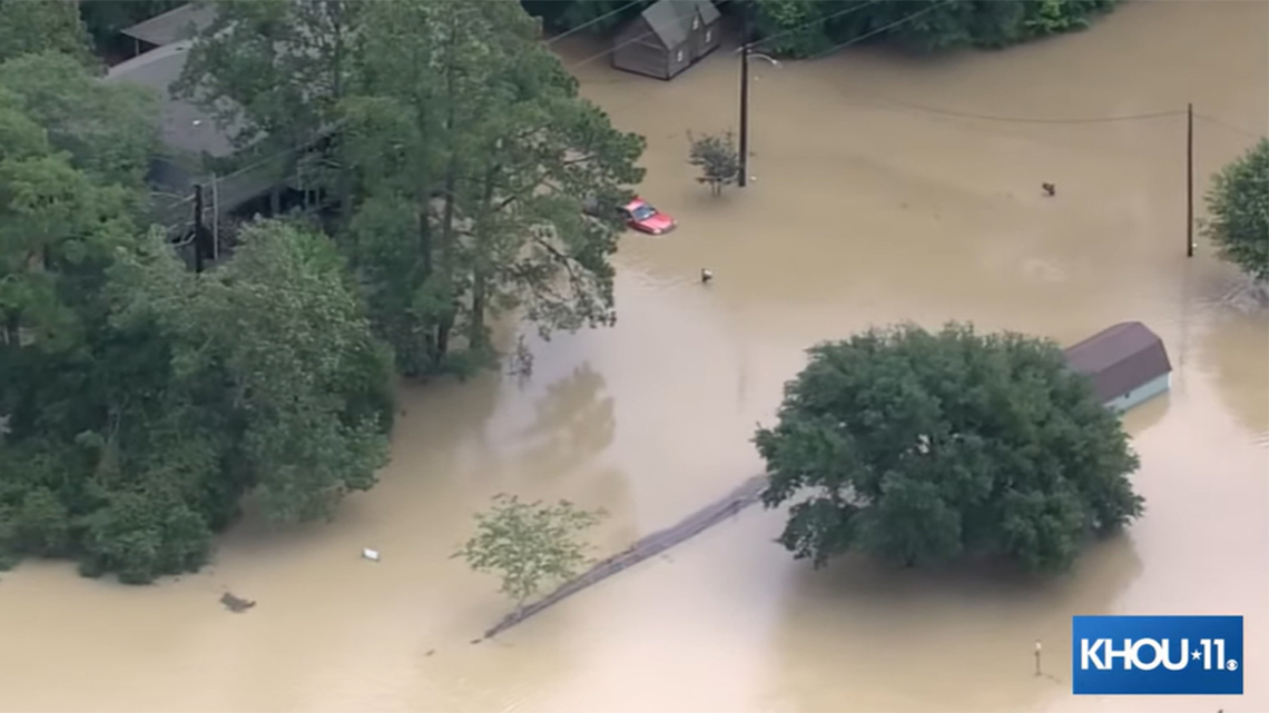 Houston, Texas flood | Where are rivers and streams out of banks - Vimarsana News