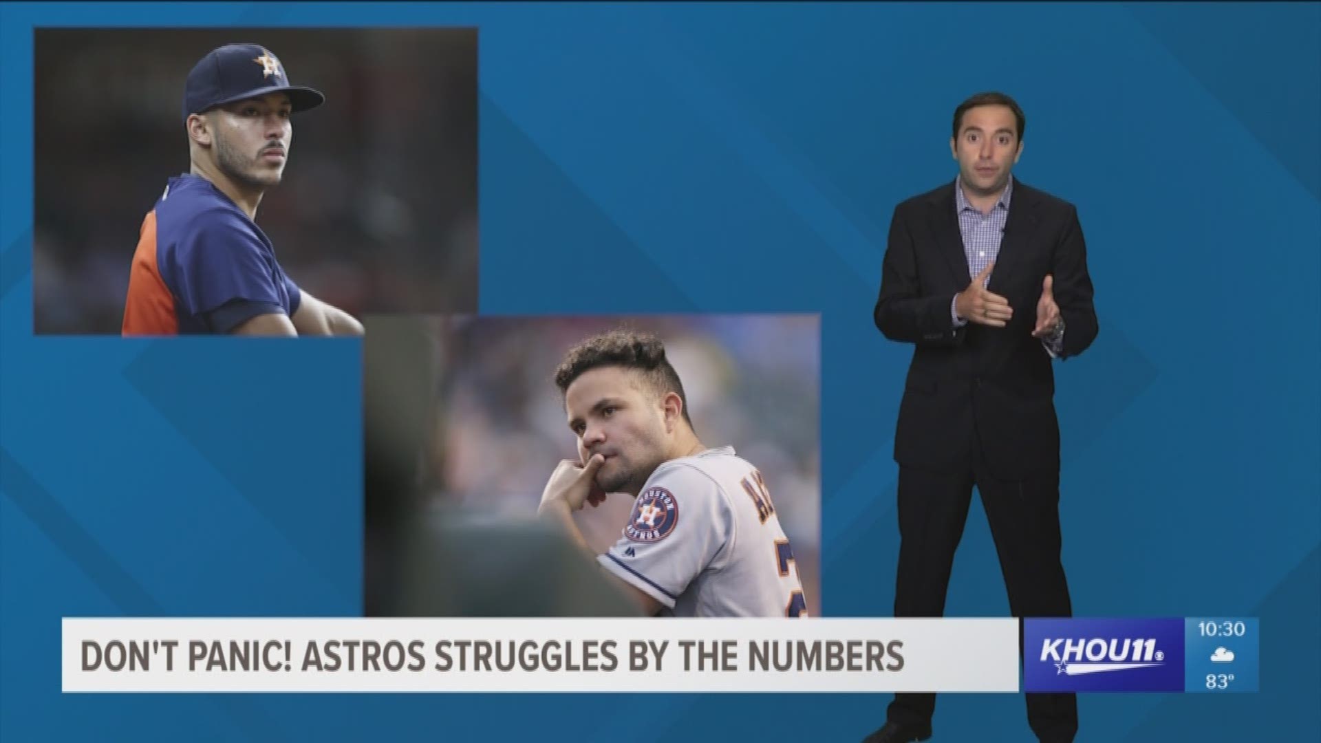 If you're concerned about the Astros' recent slump, don't fret! KHOU 11 Sports' Daniel Gotera explains why they're struggling and why there's more to look forward to this season.