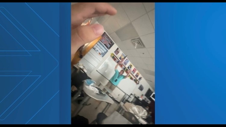 'Everyone, hands up' | New video from Heights High School shooting hoax shows police response in classroom