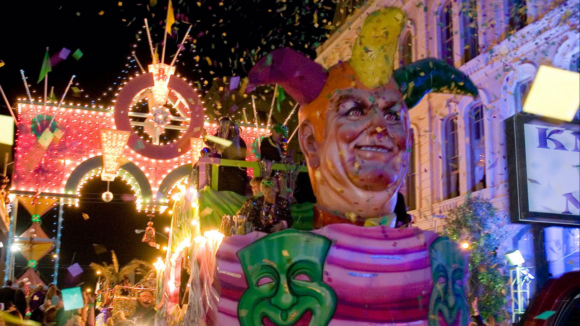 Hundreds of thousands packed Galveston during Mardi Gras this weekend.