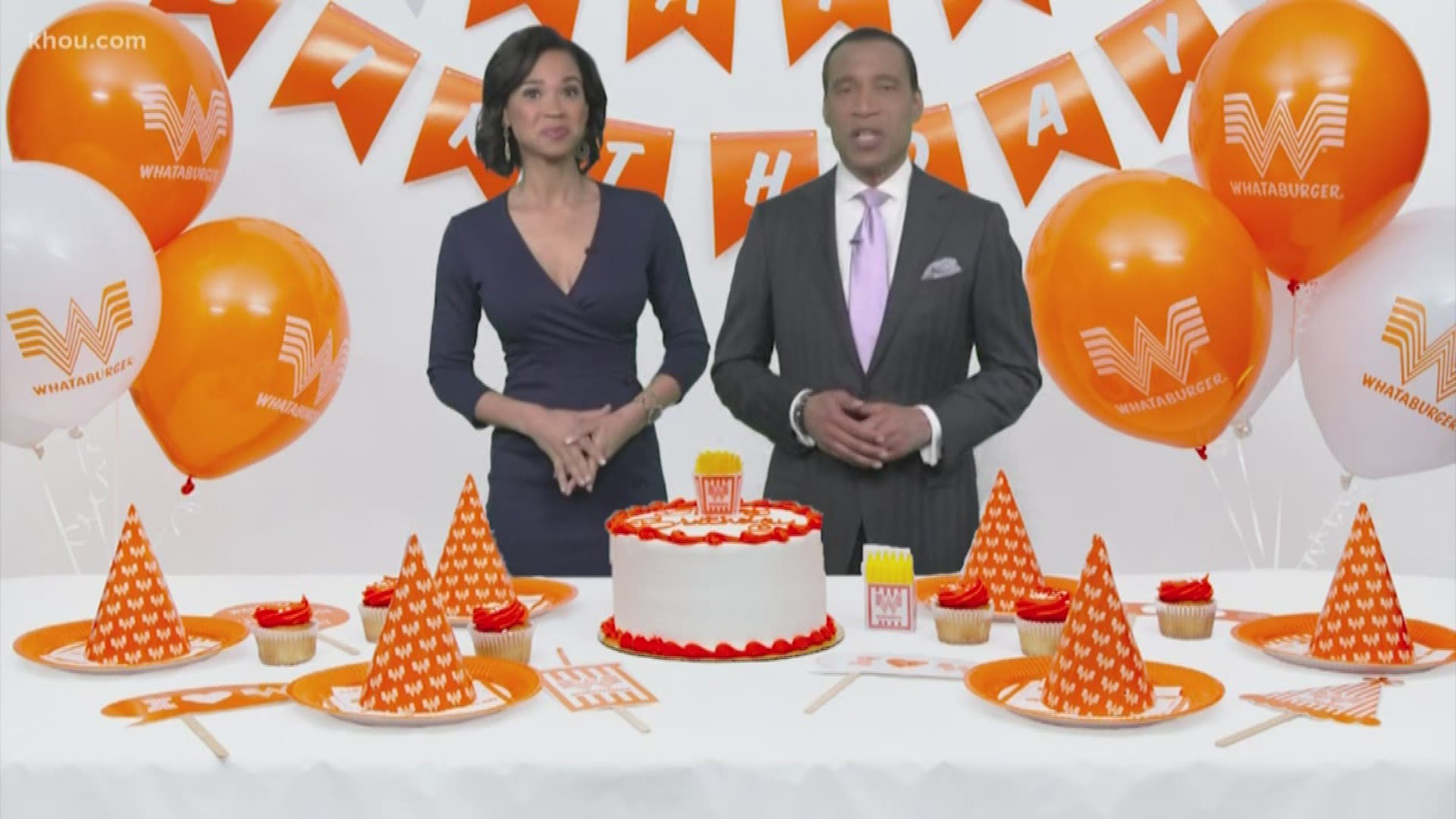 Texans can now celebrate their birthday in the best way possible. Whataburger is selling a “birthday bundle” full of items to help you throw a Whataburger-themed party.