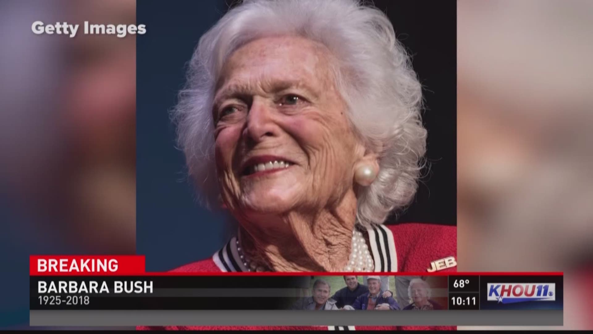 The funeral for former first lady Barbara Bush will be held Saturday, April 21, 2018.