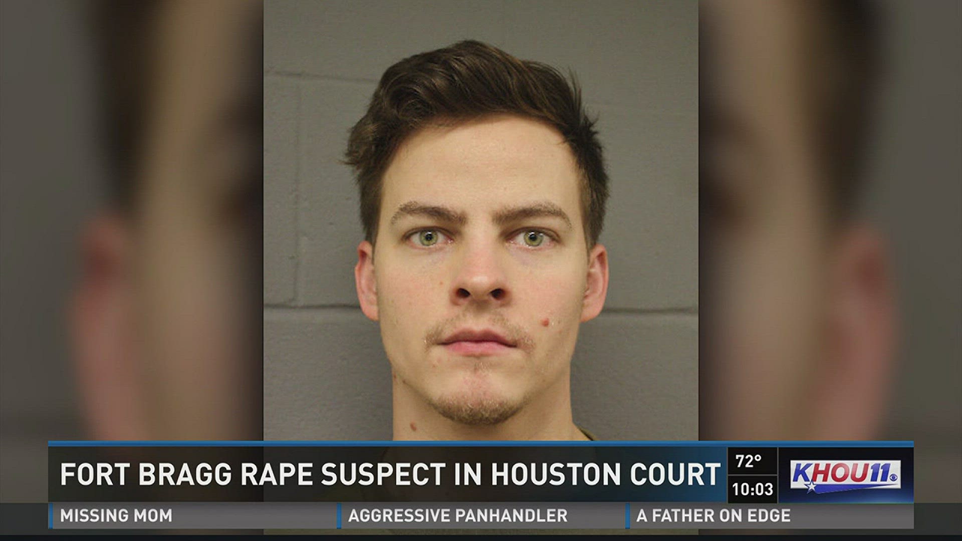 A Fort Bragg soldier accused in a brutal rape of a teenager has been extradited to Harris County and appeared in court Tuesday.