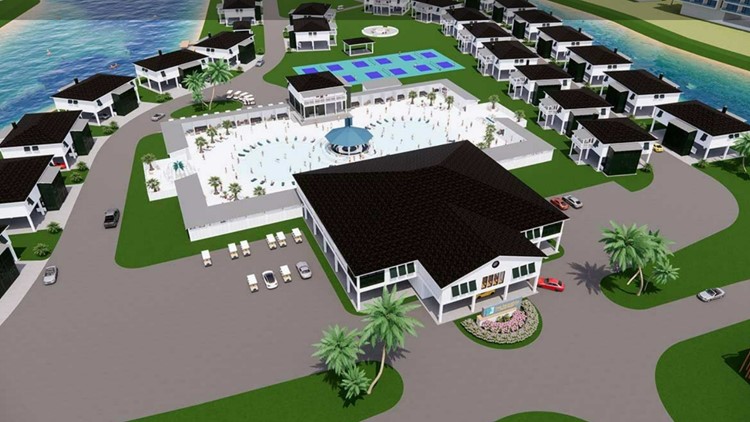 Massive beach resort and private airport coming to Texas coast near Houston