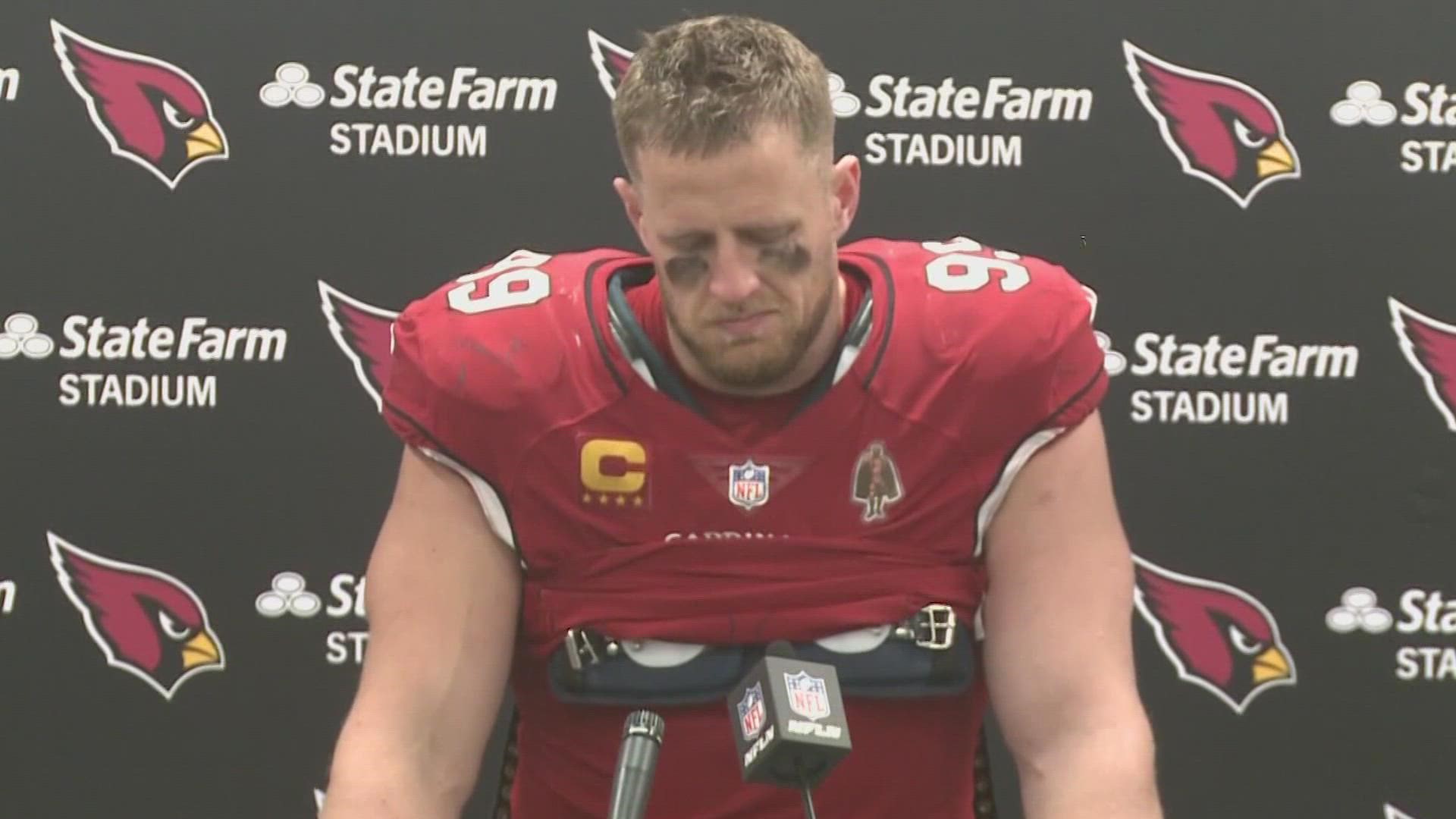Watt said he and wife Kealia were thrilled to see their baby's ultrasound last week, but the next day they were looking at an ultrasound of his heart due to AFib.