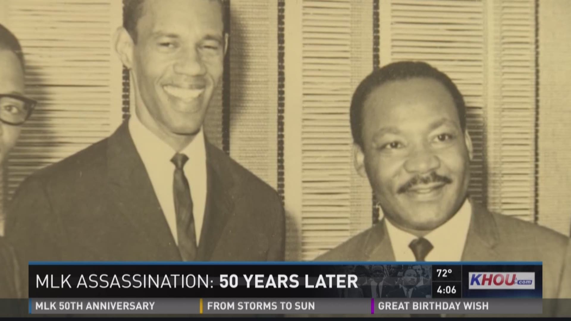 Houston pastor Reverend William Lawson remembers the time he invited MLK to his church and helped him organize a fundraising concert at the old downtown coliseum.