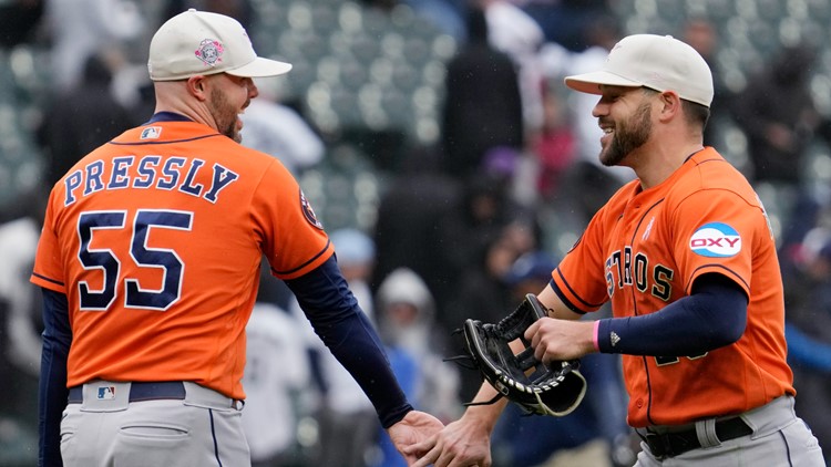 MLB: Houston Astros one win away from World Series trip despite home  struggles - Times of India