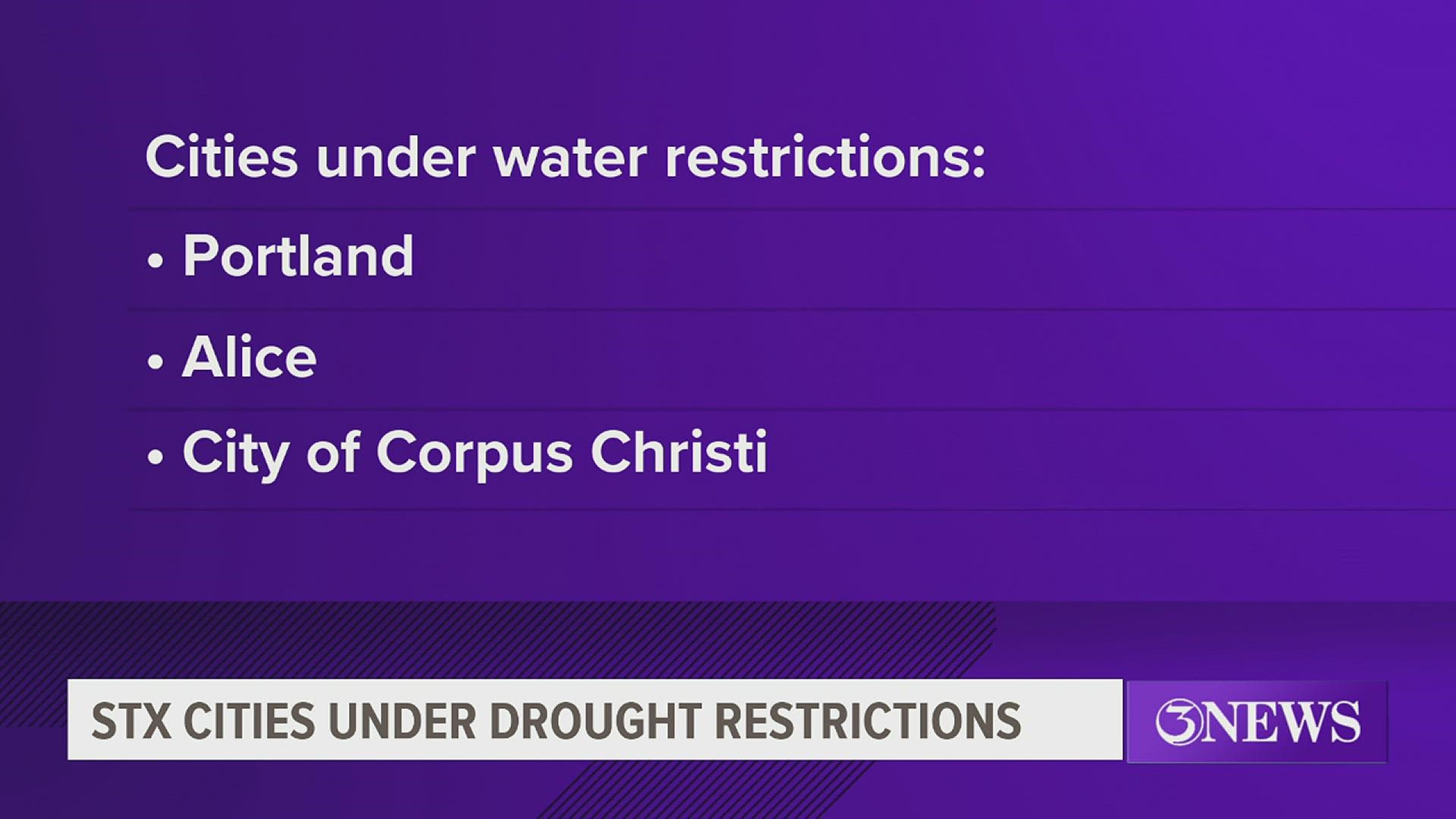 Due to continuous hot temperatures and dry conditions, several South Texas cities have began asking residents to conserve water.