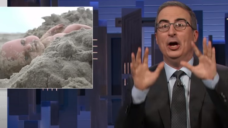 'Burn them now': John Oliver wants to give Mission-Aransas Reserve $10K for their creepy beach dolls