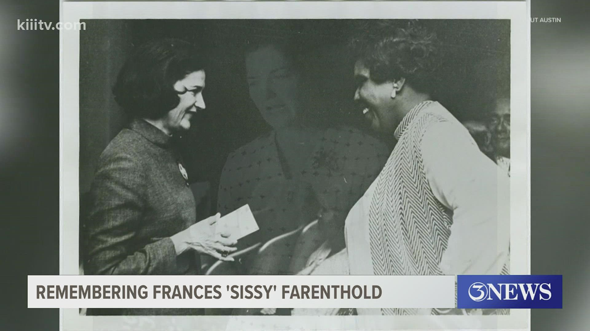 Sissy was born in Corpus Christi in 1926 and spent her life working for equal rights and social justice.