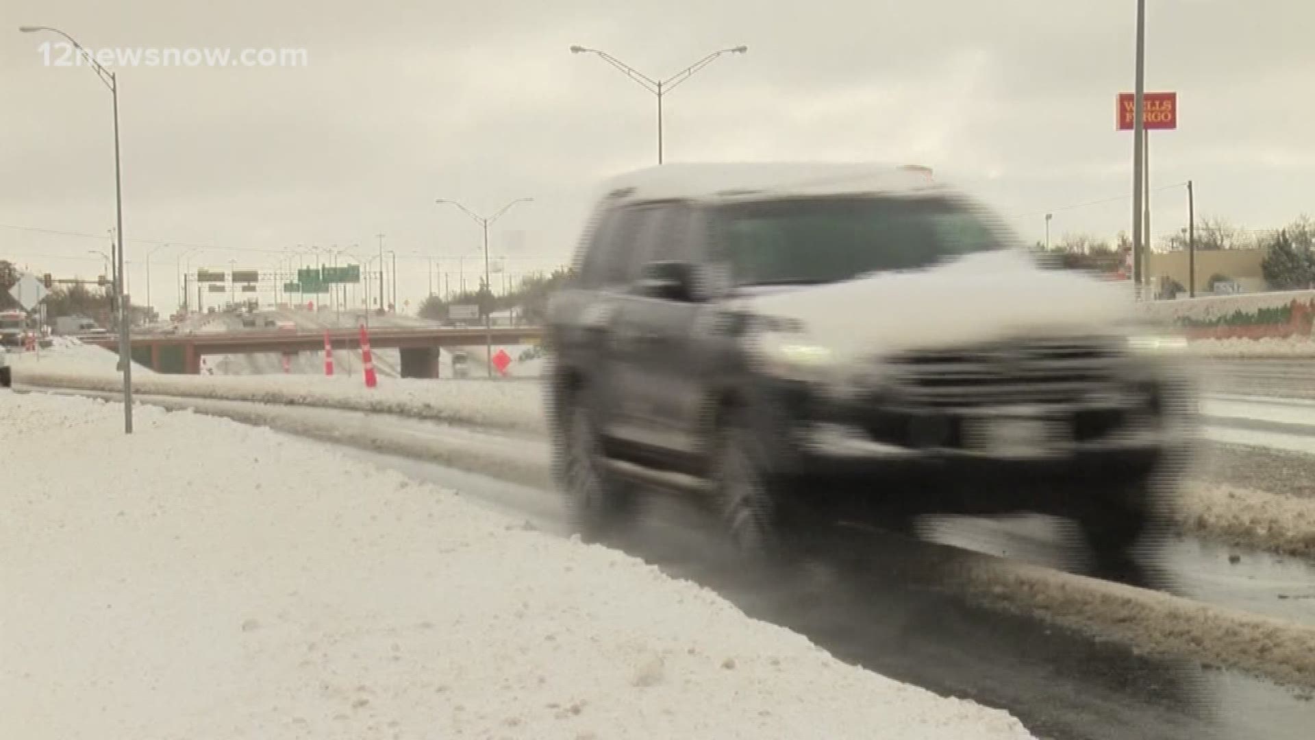 Cold front brings snow to Texas panhandle