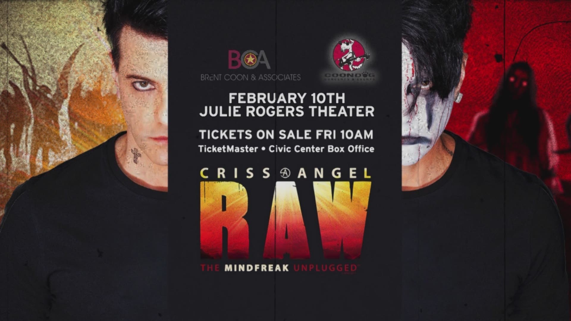 Win a pair of seats to see Criss Angel.