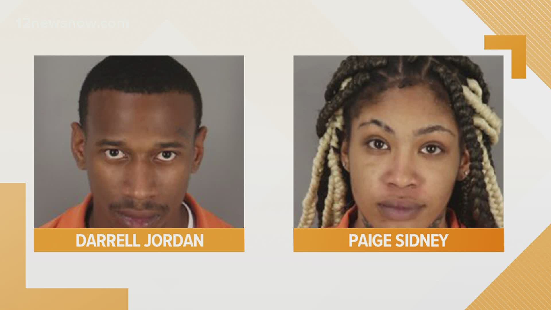 Paige Sidney and Darrell Jordan were indicted on the first degree felony charges on Wednesday