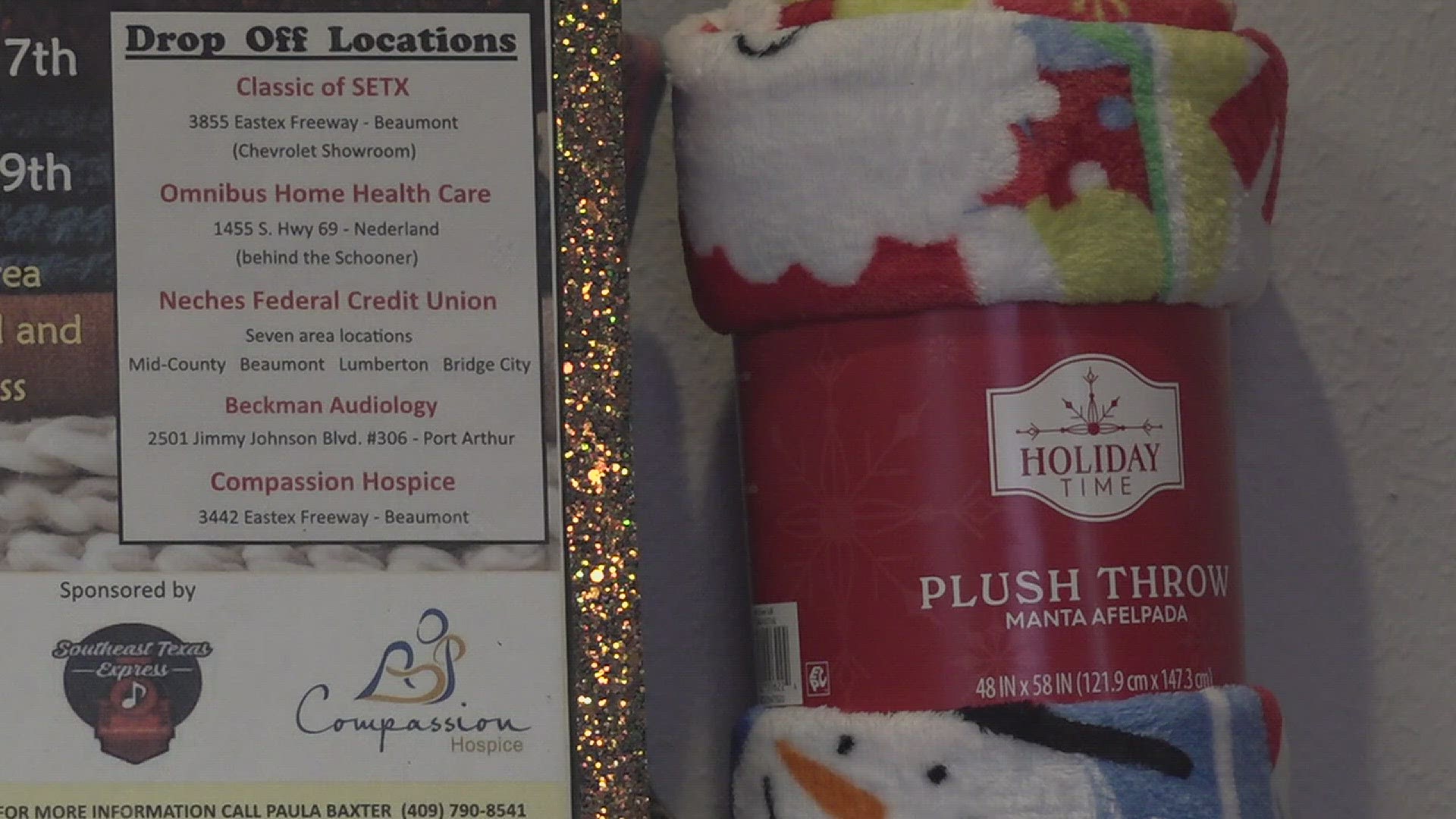 Beaumont Hospice facility hosts blanket drive to benefit seniors in need homeless population in Southeast Texas