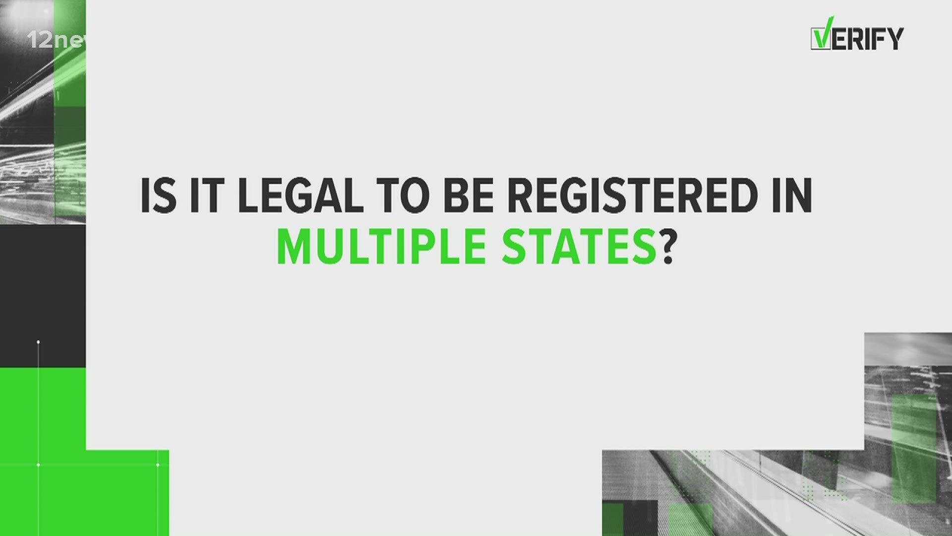 Can you be double registered in more than one state and is it legal?
