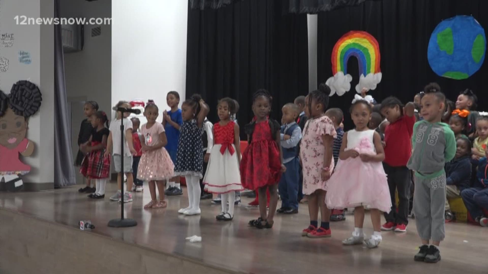 One Bingman preschool student stole the show with his impersonation of Dr. King.