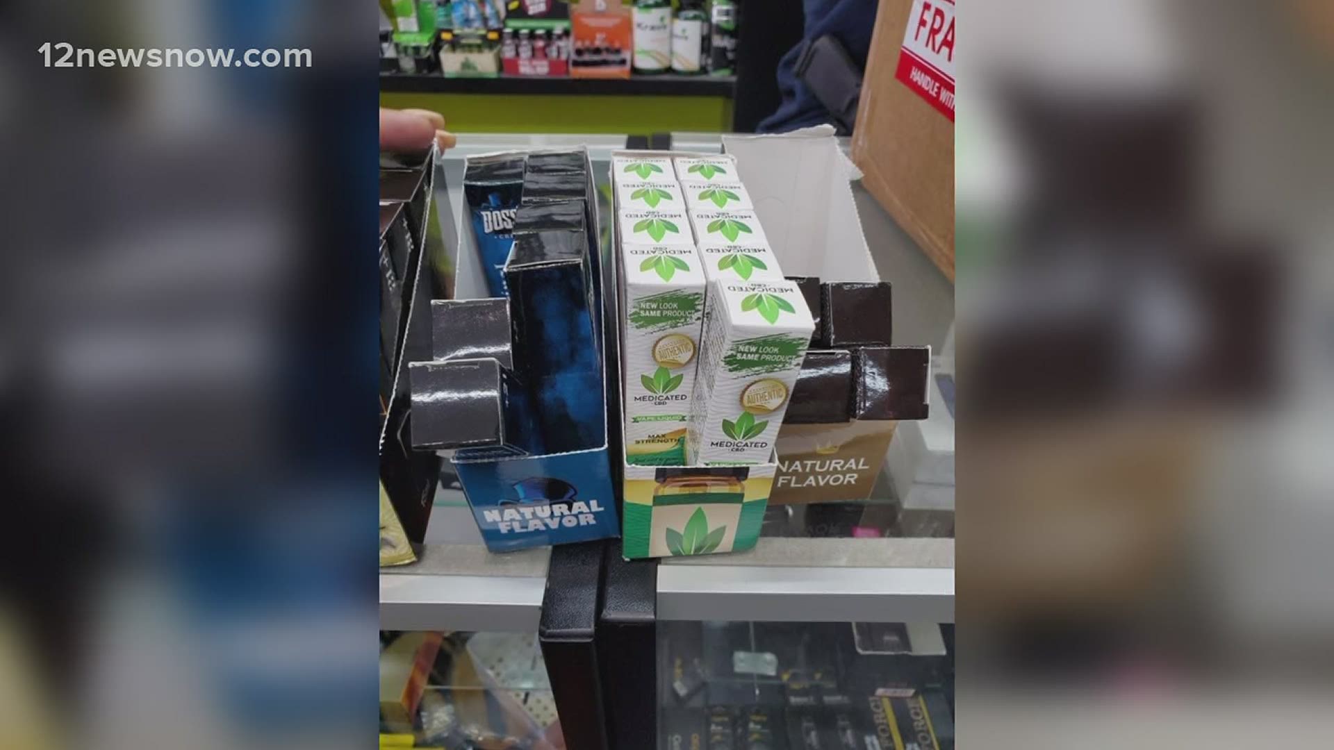 The Jefferson County Sheriff's Narcotics Task Force said they found more than 150 bottles of a "dangerous synthetic" CBD oil at Smokee's vape shop.