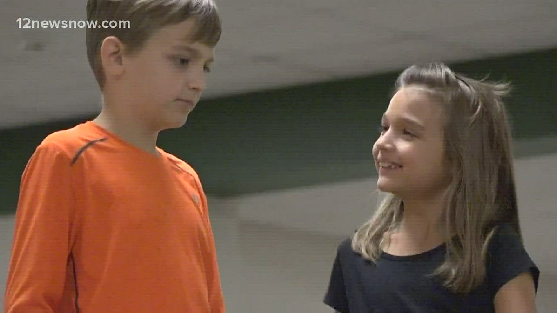 Haden and Sadie Causey are a brother-sister due who raised $250 for their school to help with damages and whatever it needed after it suffered damaged from Harvey.