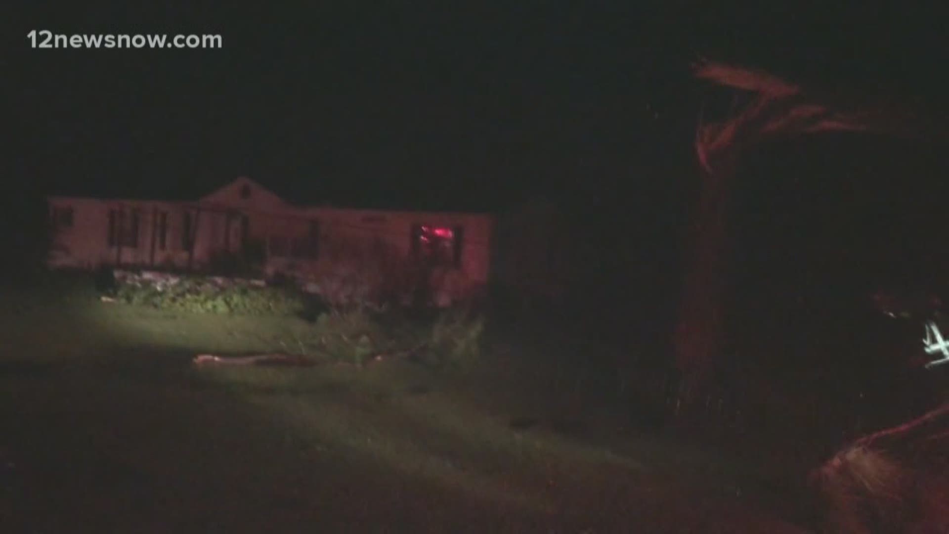 Severe weather, tornado hits Southeast Texas Wednesday night