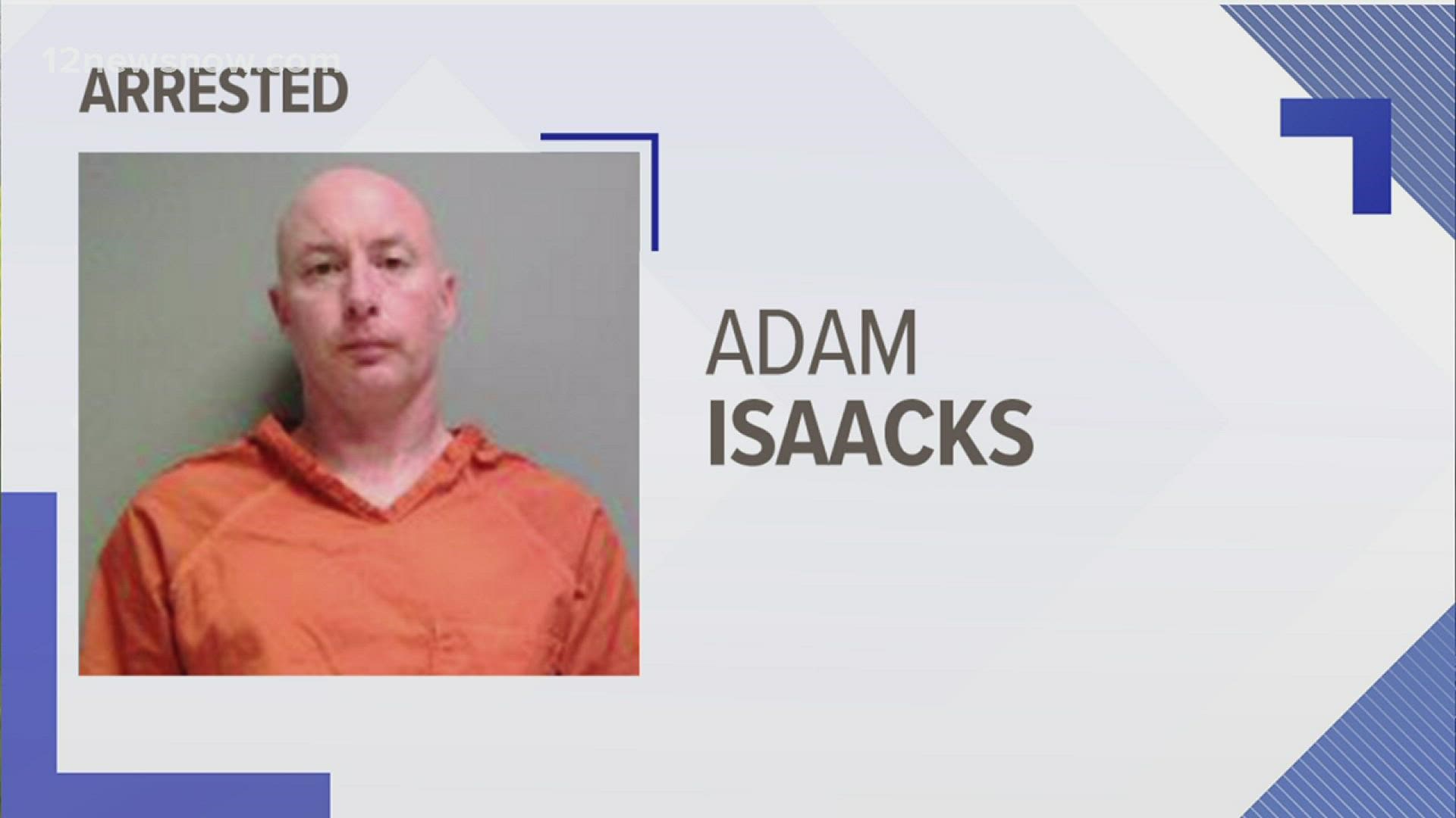 Silsbee resident Adam Isaack was arrested Thursday, Dec. 30 in Sabine County. The 38-year-old is accused of indecency with a child.