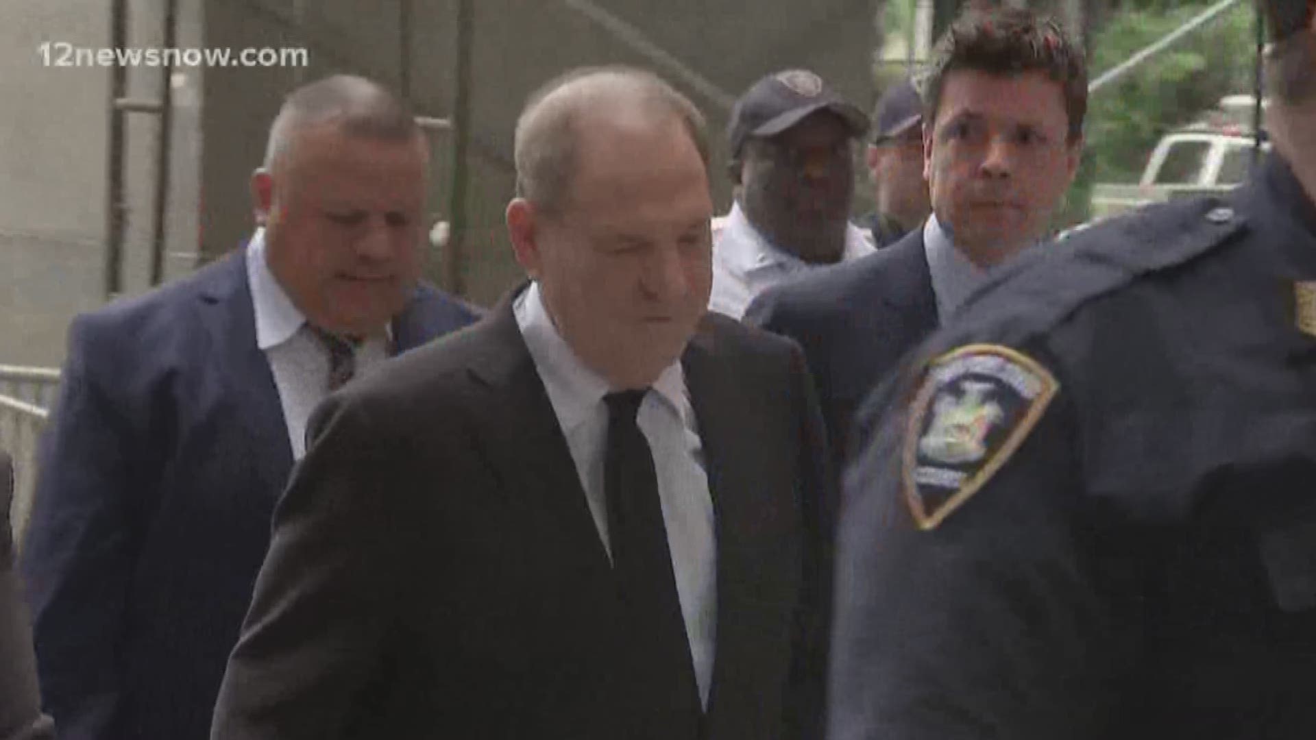 Former Hollywood producer Harvey Weinstein appeared in court this morning for new charges. He pled not guilty to predatory sexual assault, stemming from a 1993 alleged rape. His trial date was reset for January.